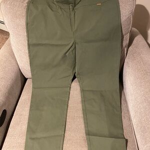 INC International Concepts Olive Skinny Pants